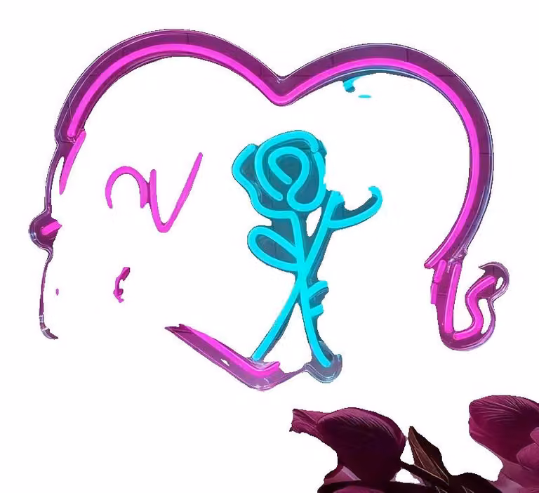 Segnaletica luminosa al neon, alimentata tramite USB, con funzione di regolazione dell'intensità luminosa, dimensioni 39x28 cm