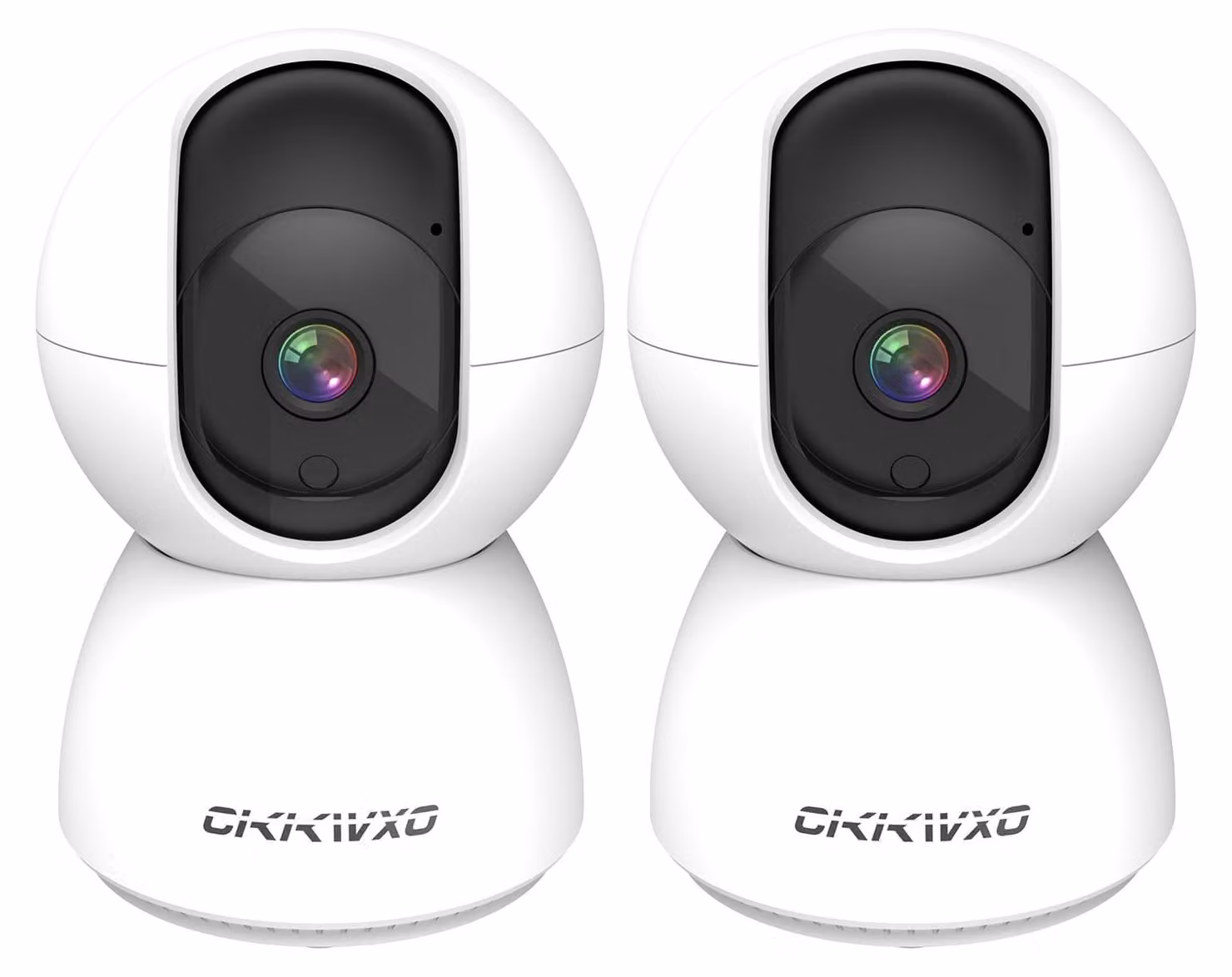 Telecamera di sicurezza WiFi 2K (3MP) - Telecamera di sicurezza per interni con rotazione orizzontale e verticale, rilevamento del movimento, visione notturna e audio bidirezionale