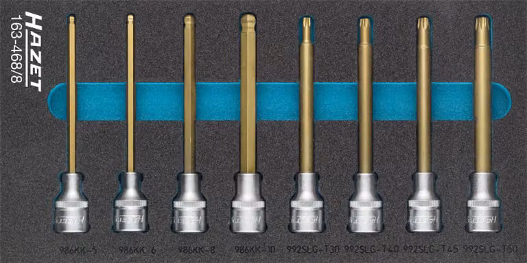 Set di prese Hazet per cacciaviti 163-468/8