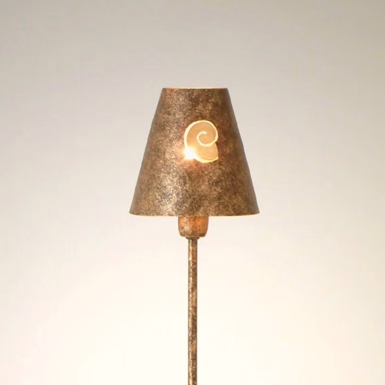 Holländer Lampada da tavolo ESEMPIO, Ottone / Oro, Soggiorno / Sala da pranzo, Metallo, Moderno, Lampada da tavolo