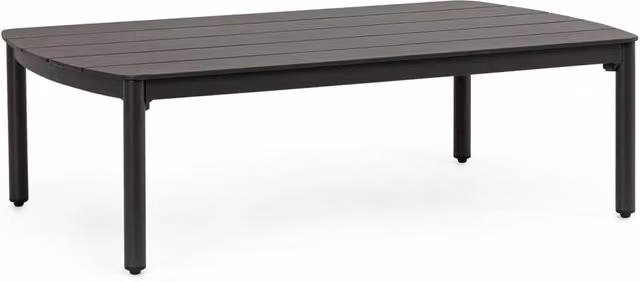Tavolino da Esterno 115x68,5x35h cm in Alluminio Fenix Antracite