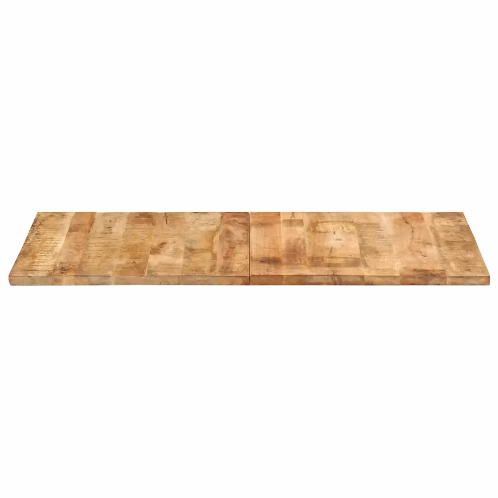 Piano per tavolo o scrivania in legno massello di mango marrone L: 120 cm, P: 60 cm – 2
