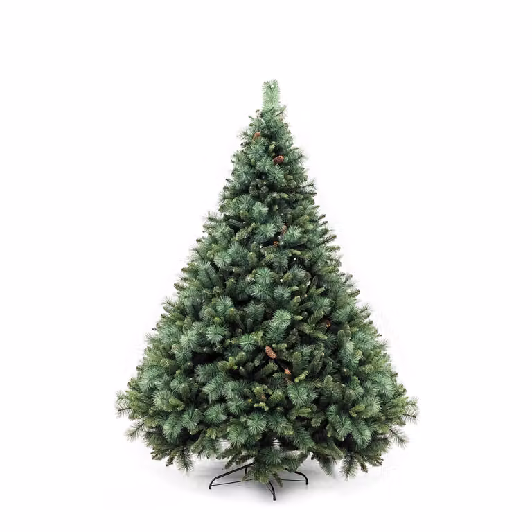 Albero di Natale Artificiale Broad Peak VESTIAMO CASA Verde, H 180 cm, Diametro alla base: 116 cm