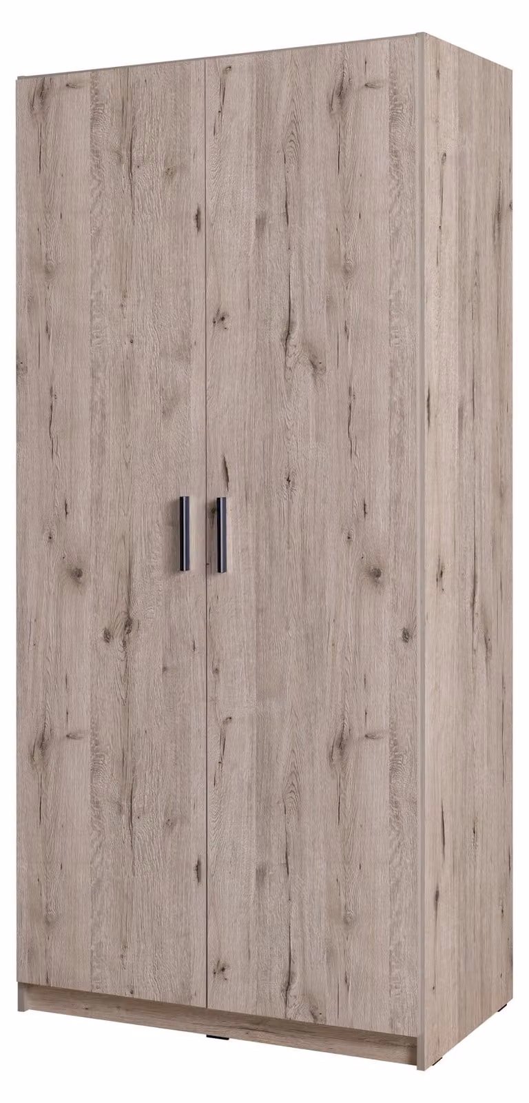 raumhirsch ARMADIO Wellington, legno di quercia, finitura grafite, dimensioni 91 x 54 x 198 cm
