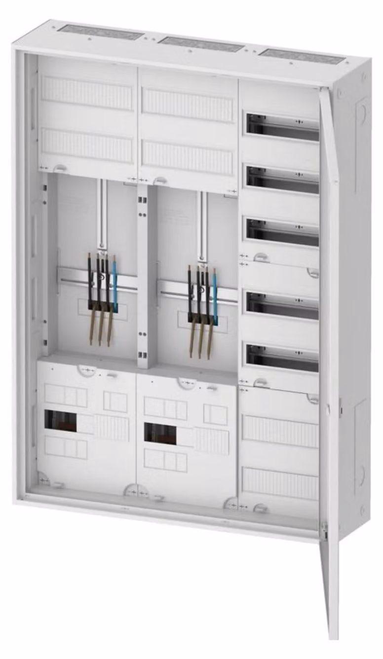 Montaggio completo del quadro elettrico a 3 punti - Armadio elettrico attrezzato IP31 1100x800mm ZSD-ZZV-...
