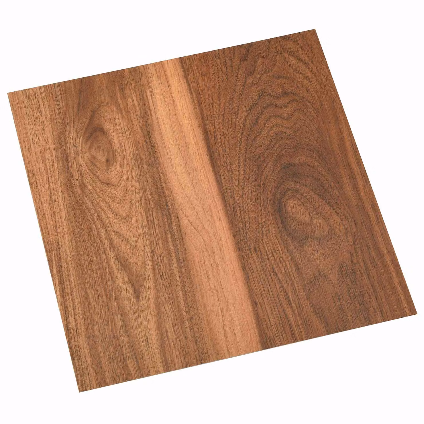 Plance per pavimentazione autoadesive vidaXL effetto legno marrone in plastica L: 30,5 cm, P: 30,5 cm, H: 0,5 cm