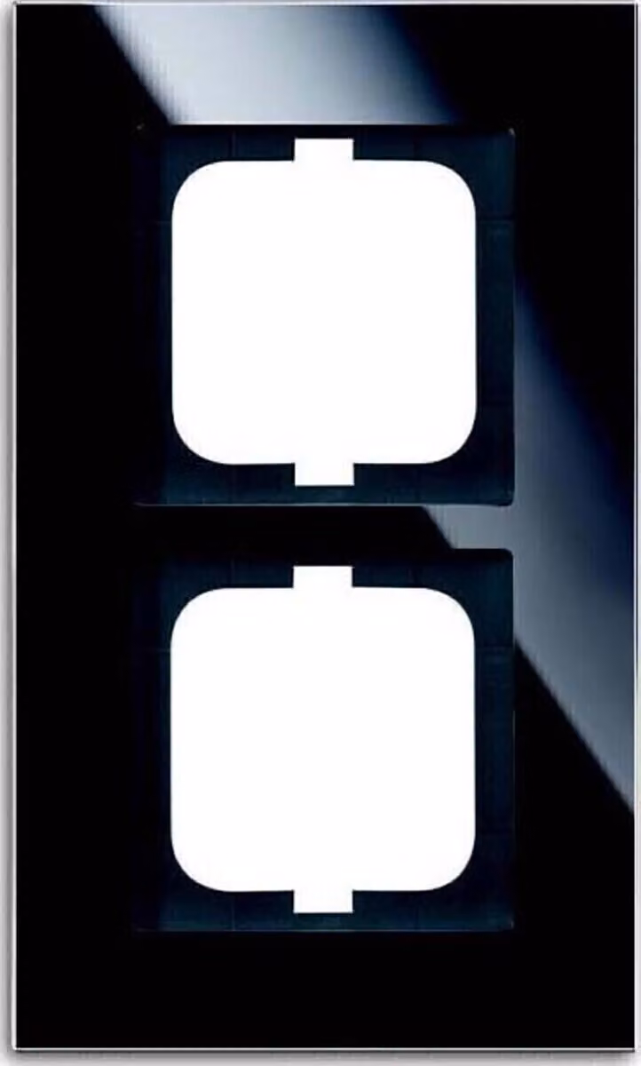 Busch-Jaeger 1722-825 Wandplatte/Schalterabdeckung Schwarz (2CKA001754A4323)