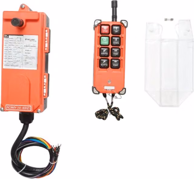 Telecomando wireless industriale AC 380V con 6 comandi IP65 Breckner Germany