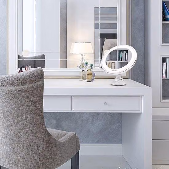 Specchio da trucco, specchio da mano, accessorio per il trucco