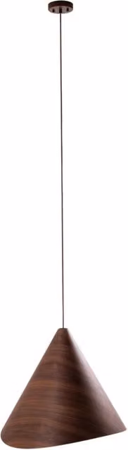Lampada a sospensione scandinava rovere scuro E27 Maxlight