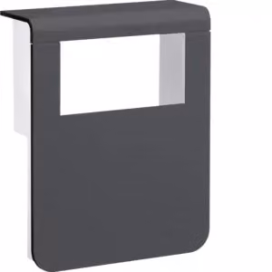 Hager, parte superiore del supporto per dispositivi SL 20x115, nero lucido SL201159329011