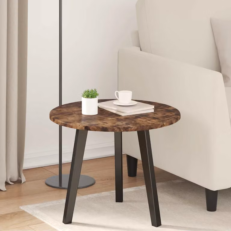 vidaXL Piano del tavolo Ø 50 x 1,5 cm Rotondo Legno ingegnerizzato