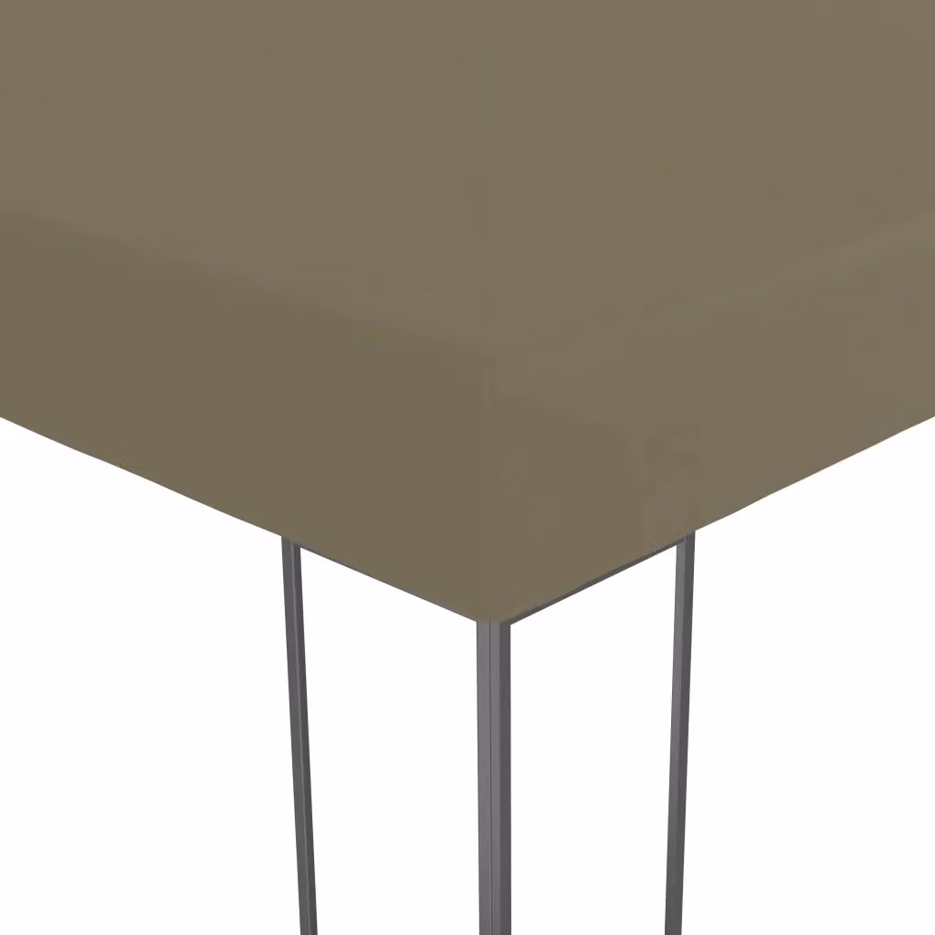 Gazebo da giardino Videx in acciaio e poliestere colore grigio L 300 x P 300 x H 270 cm – 2