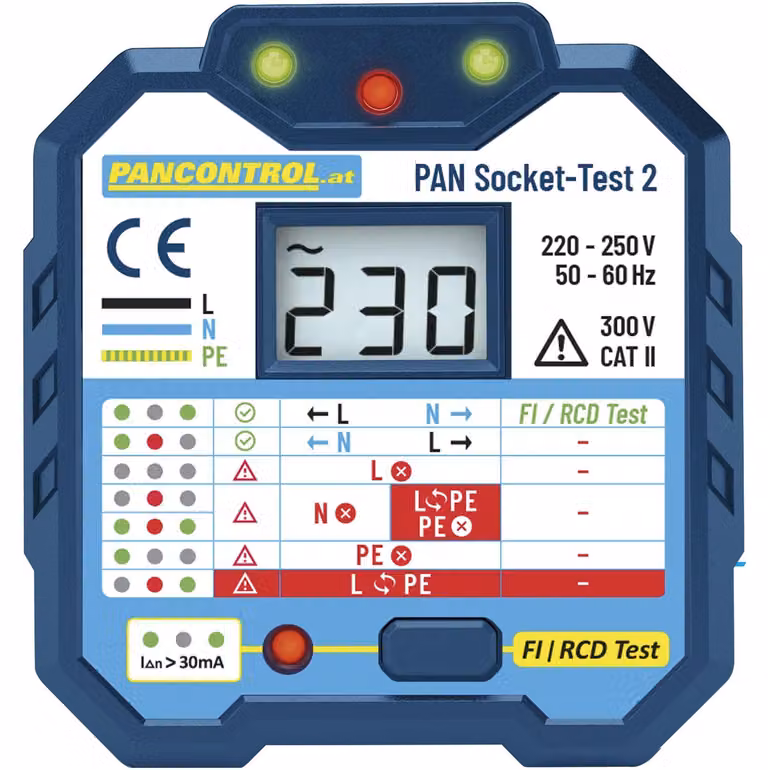 Tester per prese PANCONTROL PAN Socket-Test-2