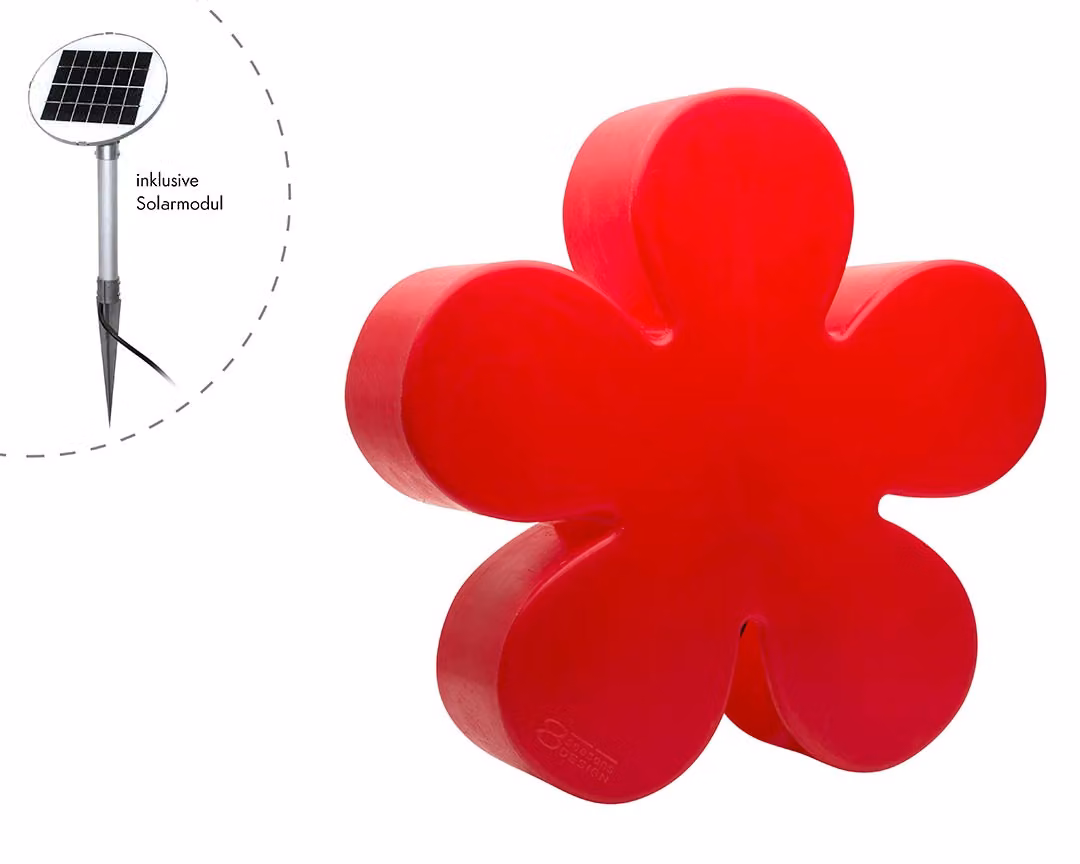 Fiore splendente Ø 40 (solare/rosso)