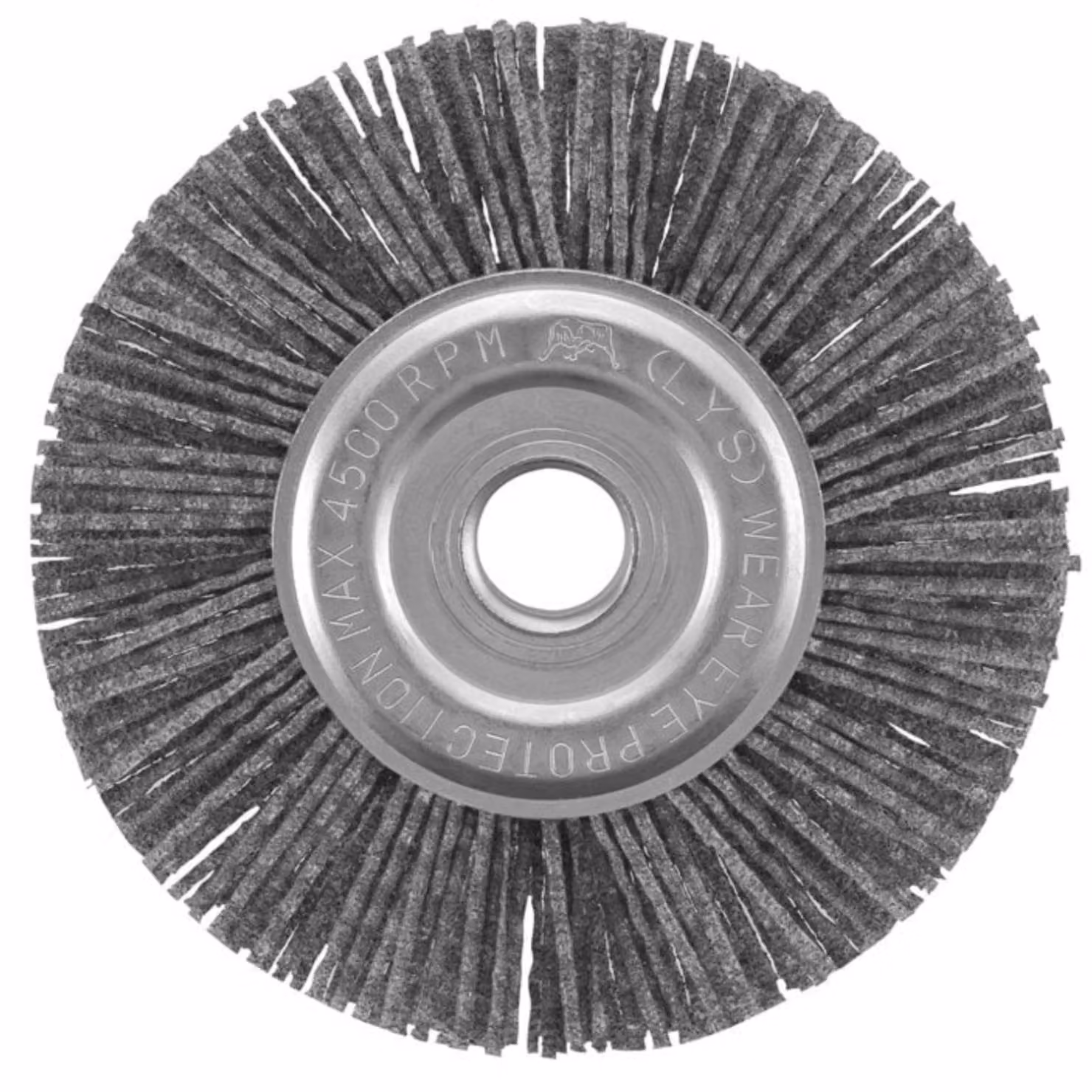 Spazzola in nylon RYOBI per la pulizia delle fughe RY18PCA, pietra morbida, pietra arenaria, setole delicate, 115 mm
