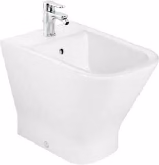 Roca The Gap - Bidet a pavimento, con troppopieno, foro per rubinetto, bianco A357477000