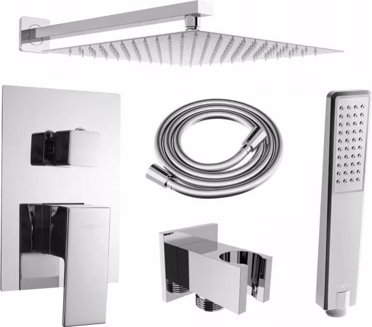 Mexen Uno DR72 set doccia ad incasso, cromo - 71435DR72-00