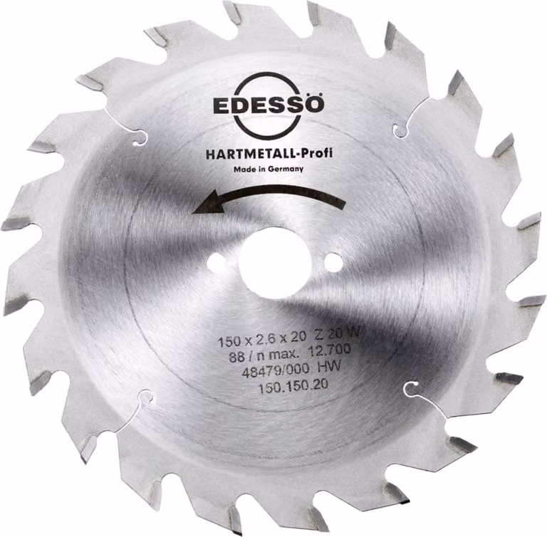 HW Lama circolare Profi 150x2,6x20mm Z20 W