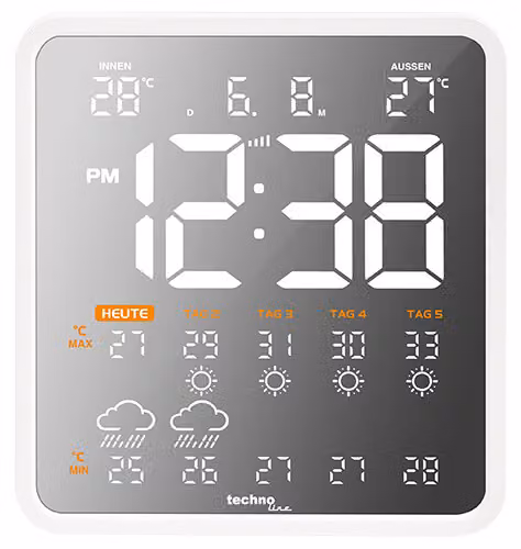 stazione meteorologica technoline WD3035 | previsioni per più giorni | app Smart Life | visualizzazione indice UV