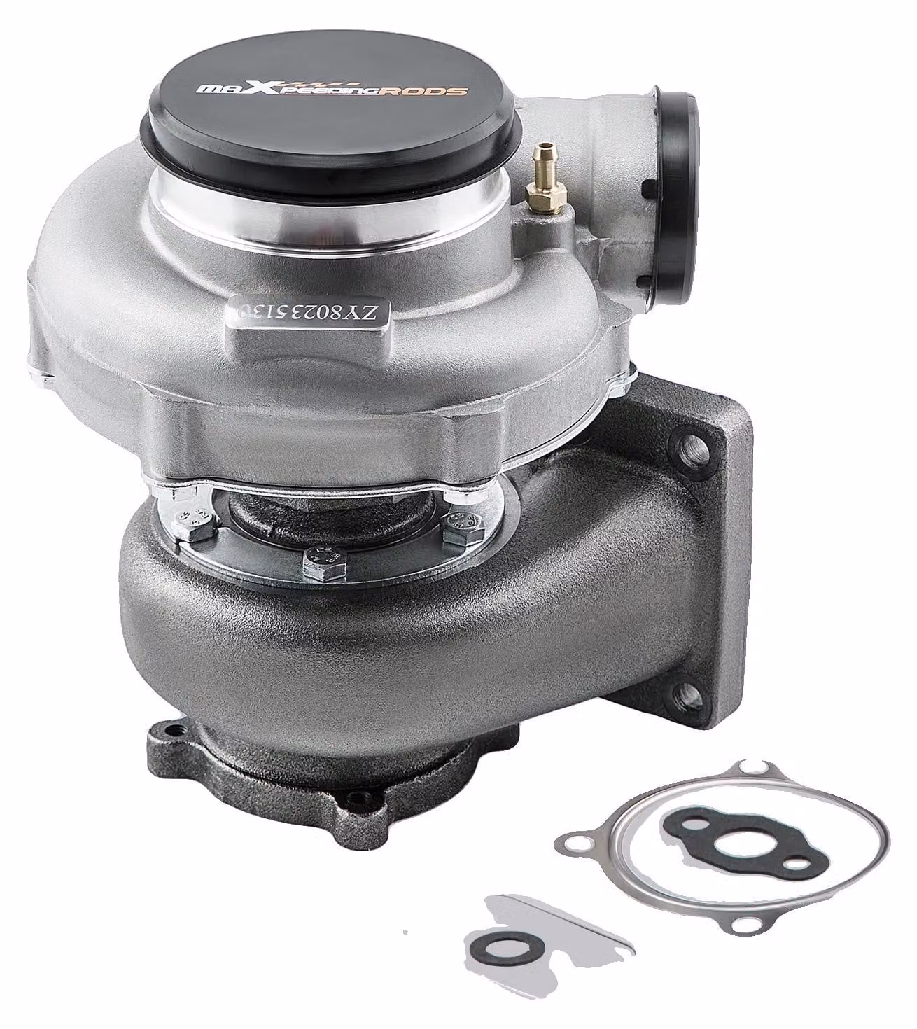 Turbocompressore, lunghezza 30 cm, larghezza 27,9 cm, altezza 23,6 cm, peso 8700 g, rapporto A/R del compressore 0,70