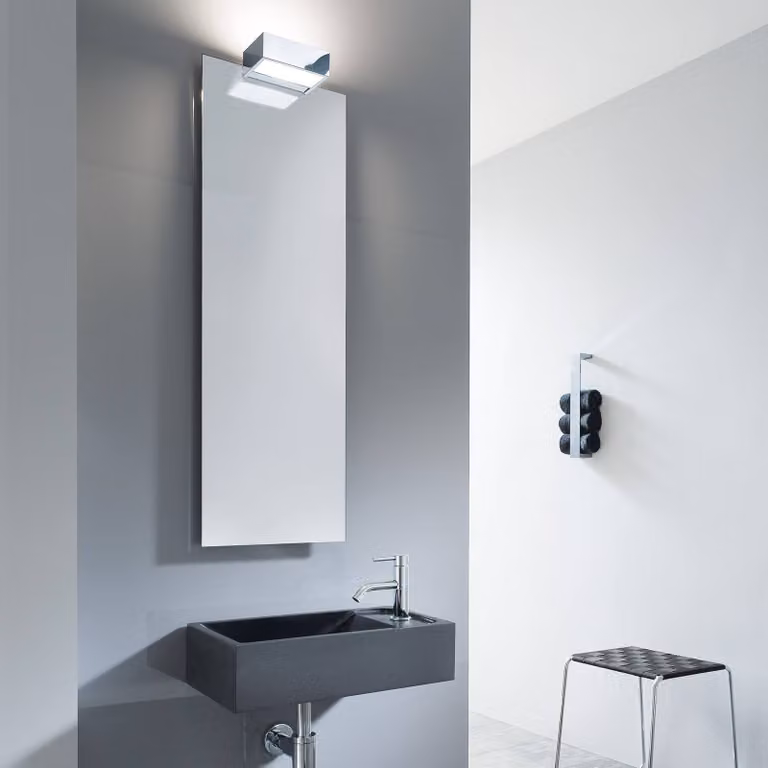 Decor Walther Applique da parete Box 1-15 N, dimmerabile, Cromo / Argento, Bagno, Metallo, Moderno, Applique