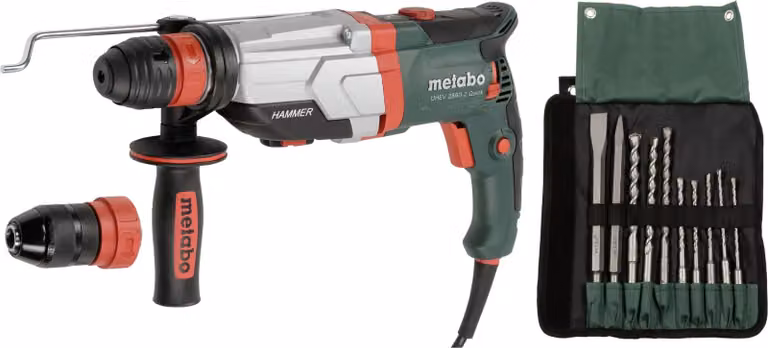 Metabo Multihammer UHEV 2860-2 Quick Set, 4 Funktionen, 2 Gang Getriebe