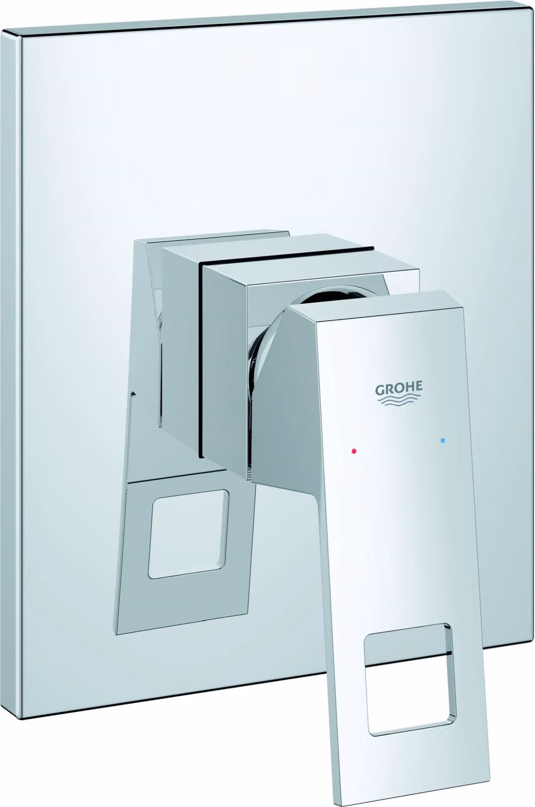 Miscelatore monocomando per doccia da incasso Grohe Eurocube 19898 set incasso f. Rapido E cromo, miscelatore monocomando