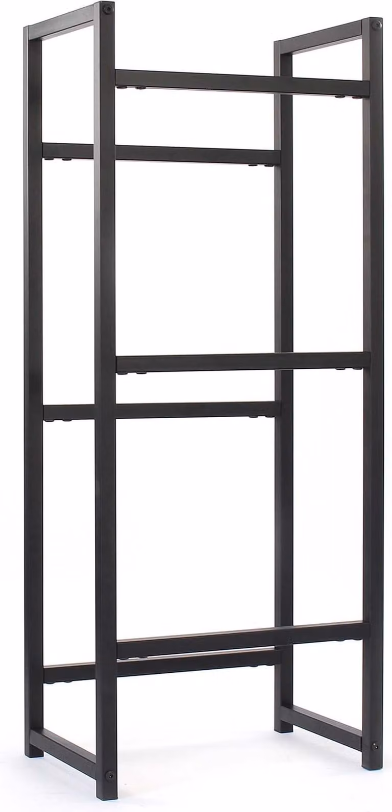 Portacasse Toboli per 3 casse, portacasse in acciaio, 47 x 31 x 116 cm, 20 kg per livello