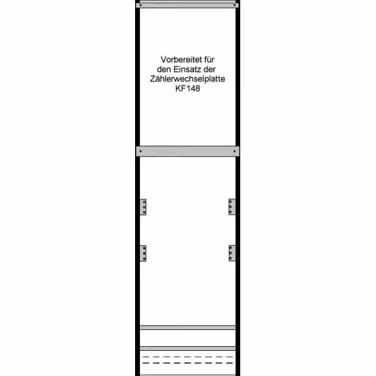 Striebel e John 2/8MWR1 Unità di montaggio per M+W VBEW Accessori per la serie di armadi TriLine 2CPX037024R9999