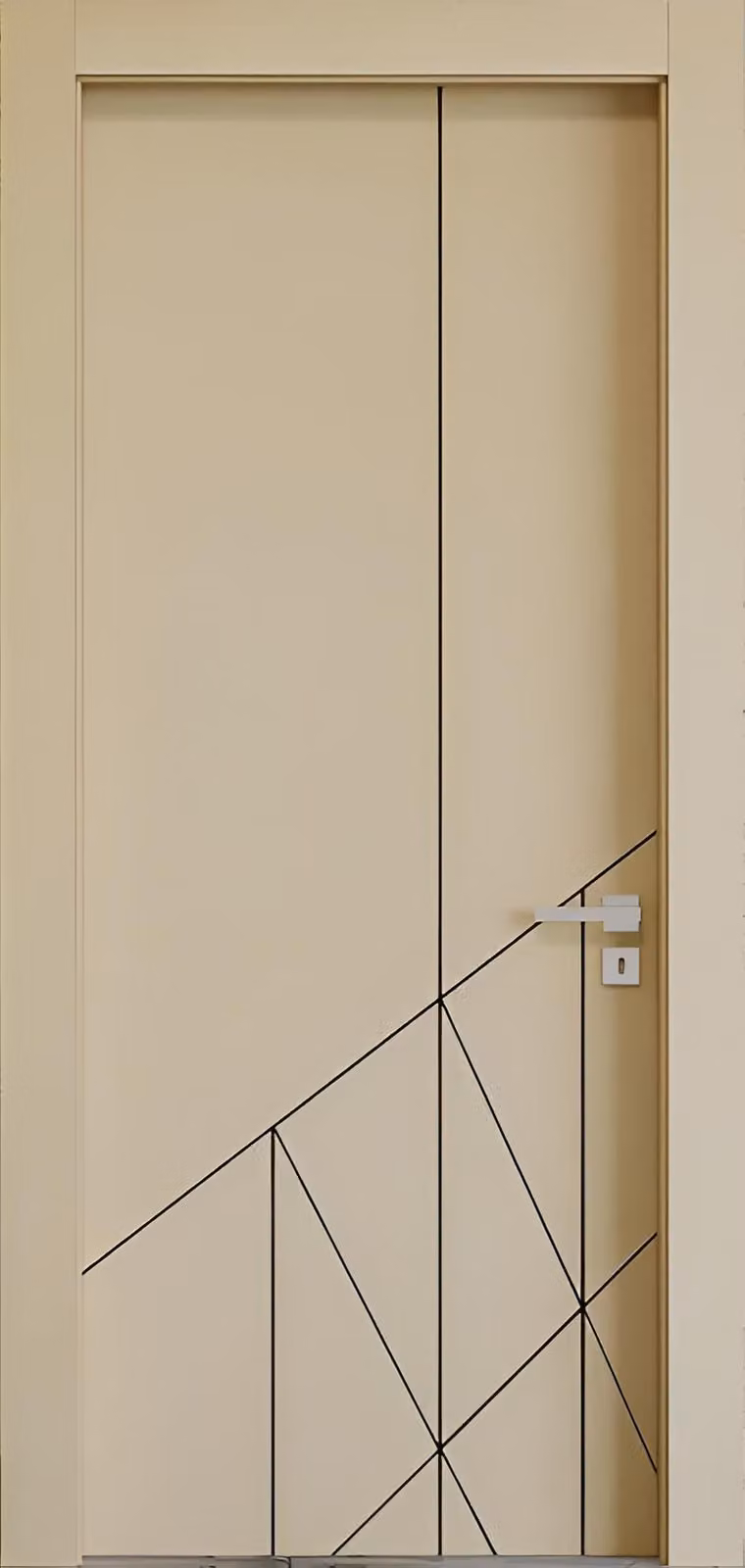 Exklusive Beige Wohnungstür Designer Haustüren Edle Einzeltür