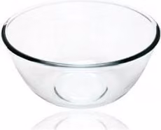 Insalatiera e Coppa Multiuso Pyrex in Vetro Borosilicato Trasparente, Diametro: 21 cm