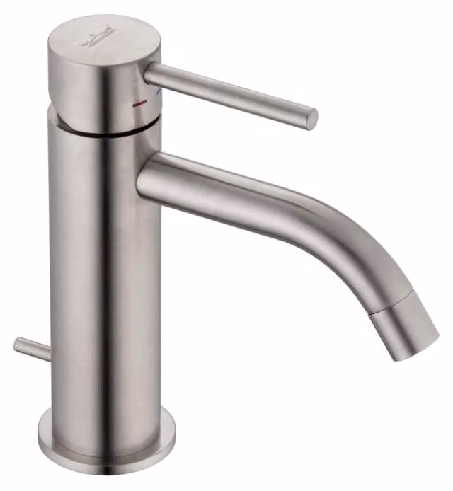 Miscelatore monocomando per lavabo in acciaio Kronenbach Lima 2.0