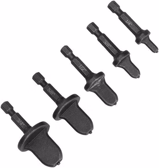 Set di attrezzi per impianti di climatizzazione - 5 pezzi - 1/4 di pollice - Set manuale per flange e tubi