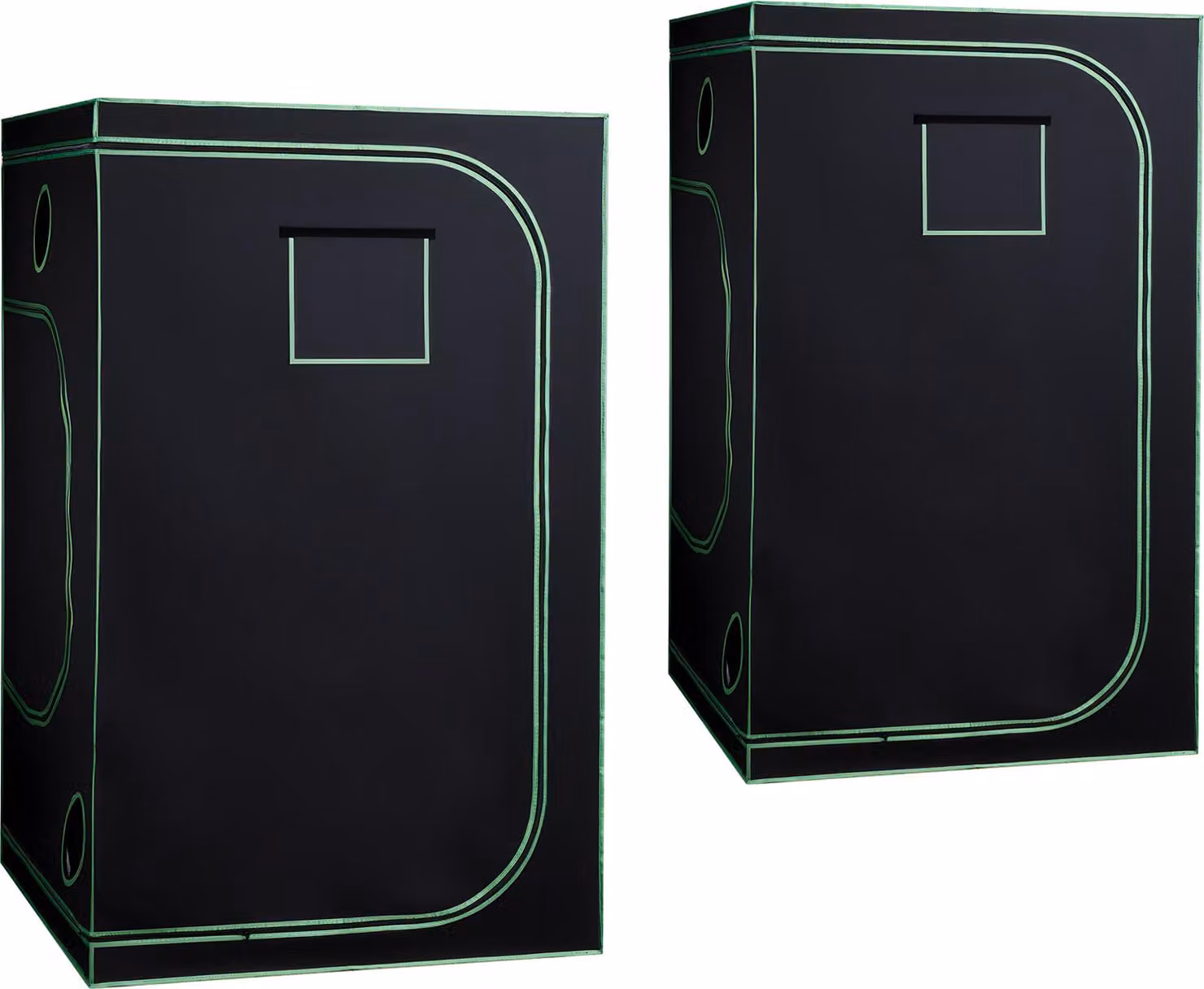 SucceBuy Growbox Tenda da coltivazione 120x120x200 cm Tenda per piante Serra indoor con finestra di ispezione Armadio da coltivazione Coltivazione Pomodori Cannabis Idroponica
