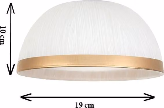 Lampada a sospensione di design RENOS - Oro anticato, vetro bianco