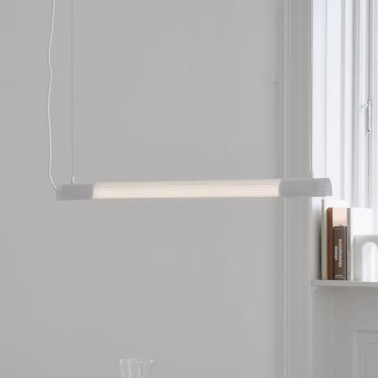 GEJST Lampada a sospensione Radent, Bianco / Opale, Soggiorno / Sala da pranzo, Metallo, Lampada a sospensione