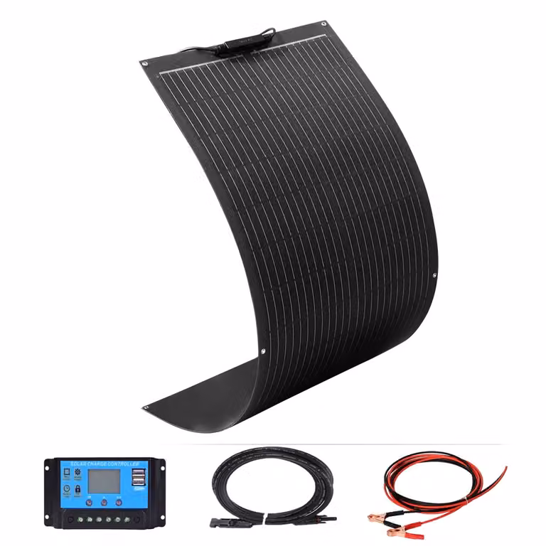 Pannello solare flessibile 100W, ultraleggero, alta efficienza del 24%, 100 watt
