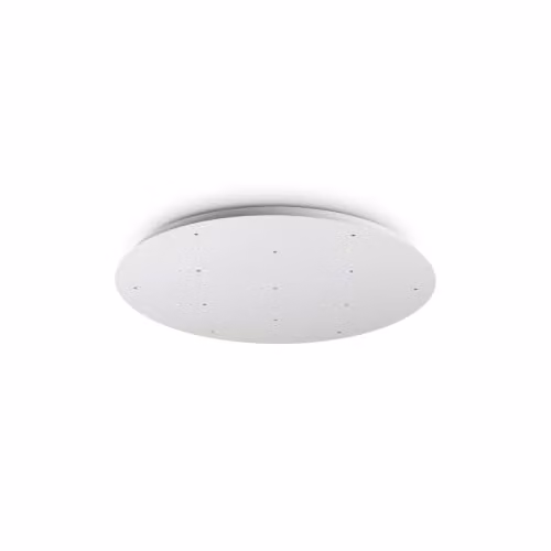 Ideal Lux 9 fori 60 cm 3 luci bianco metallo