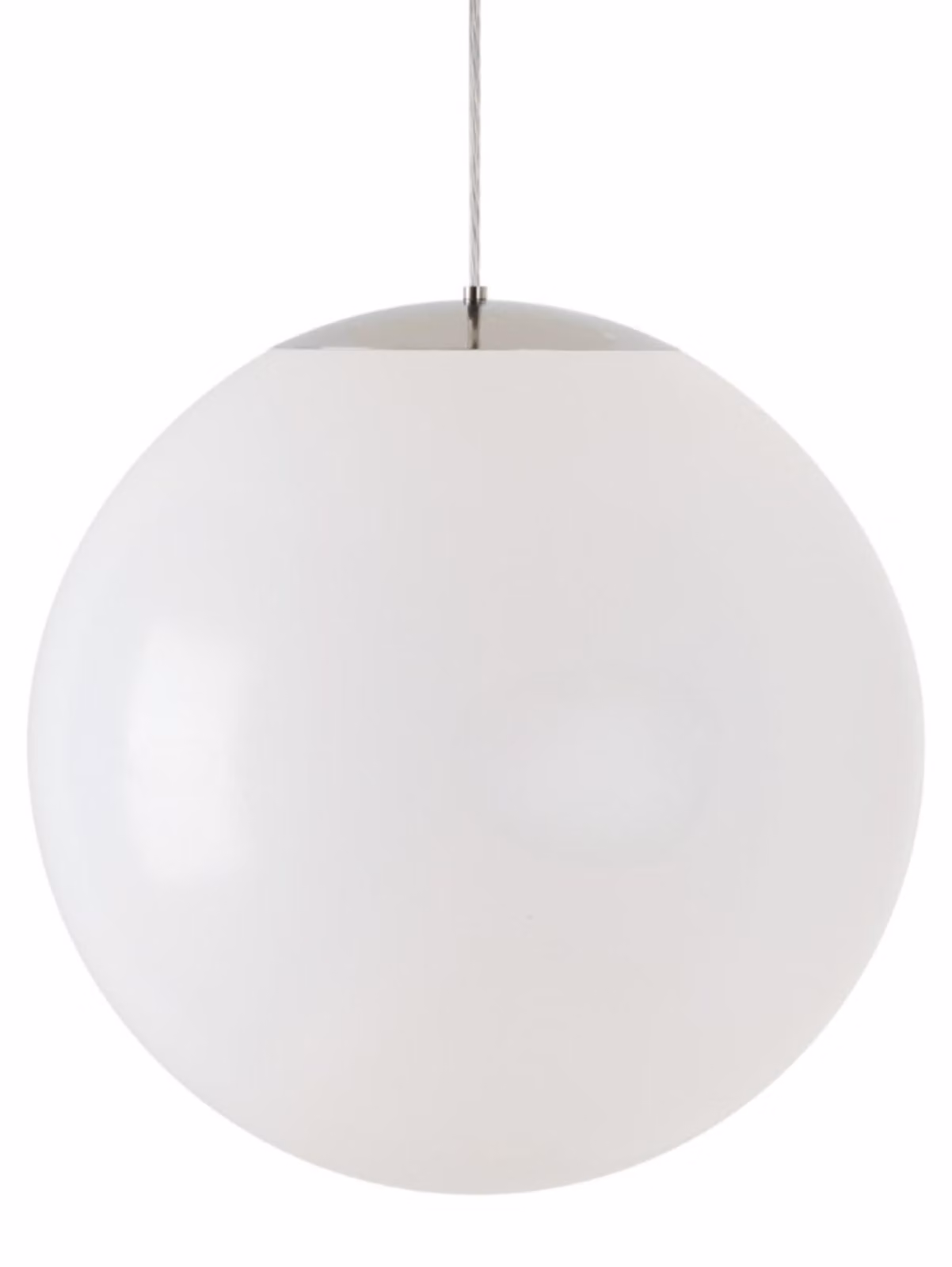 OSMONT ISI60636 ISIS S5 PM HP Lampada a sospensione in plastica, acciaio inossidabile/bianco, grado di protezione IP40, 4000 K, LED da 65 W