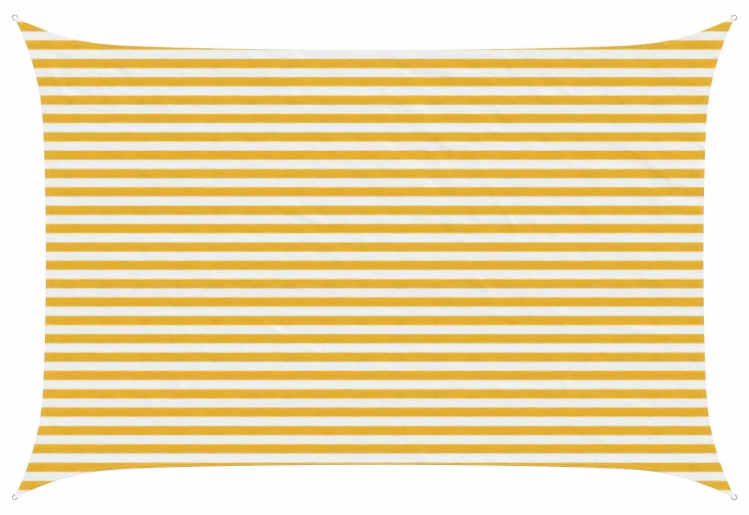 Telo Ombra Giallo e Bianco 3 x 4,5 m HDPE
