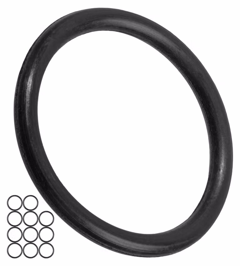 Set di anelli di tenuta, 12 pezzi, diametro esterno (AD) 35 mm, diametro interno (ID) 30 mm, spessore 2,5 mm, gomma nitrilica nera