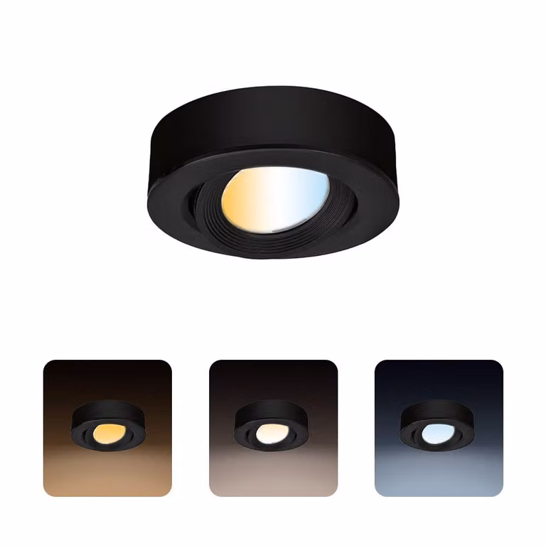 Faretto LED da incasso 5 W 450 lm IP20 3CCT rotondo nero NORA PRO/S HOROZ
