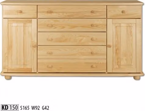 Sideboard Kommode Massive Anrichte Schrank Möbel Kommoden Echtholz Schränke
