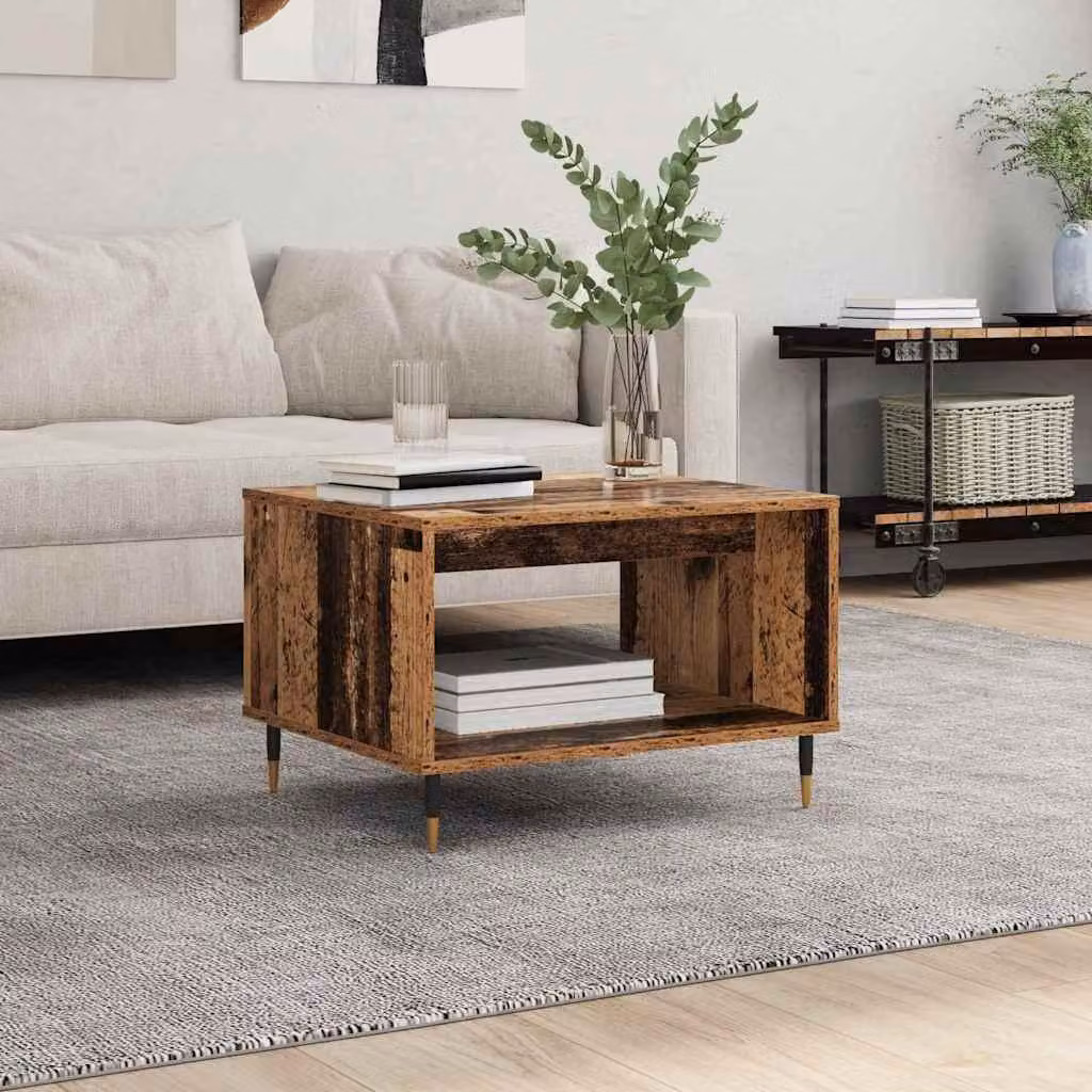 Maison Exclusive - Tavolino in legno antico 60 x 50 x 40 cm Materiale ligneo