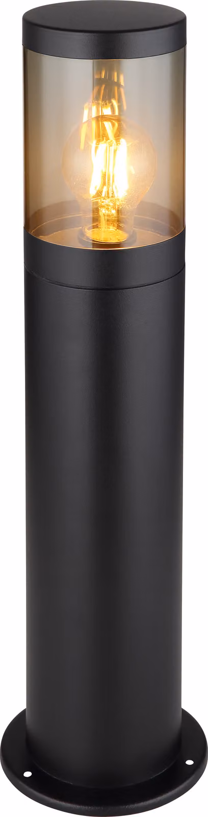 Globo 32015BS XELOO IP44 E27 60 W vetro nero/rame colonna luminosa per esterni