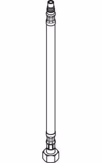 Tubo di collegamento Hansgrohe 450 mm SPEX