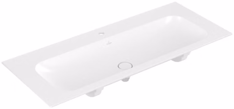 Villeroy & Boch Finion lavabo armoire, sans trop-plein, 1 trou pour robinet, 1200x500mm, 4164C2RW, 4164C2RW