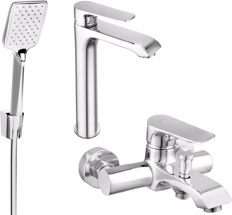 Mexen Pecos R62 set da bagno, cromo - 72713R62-00
