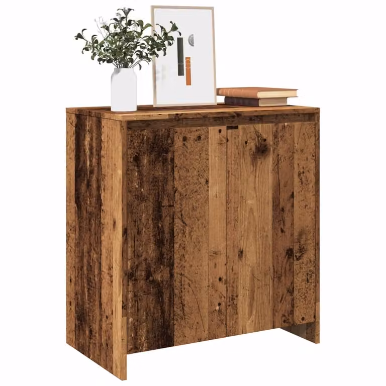 Credenza in stile rustico vidaXL in legno color marrone L: 70 cm, P: 41 cm, H: 75 cm